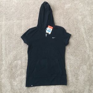 Nike short sleeve zip-up